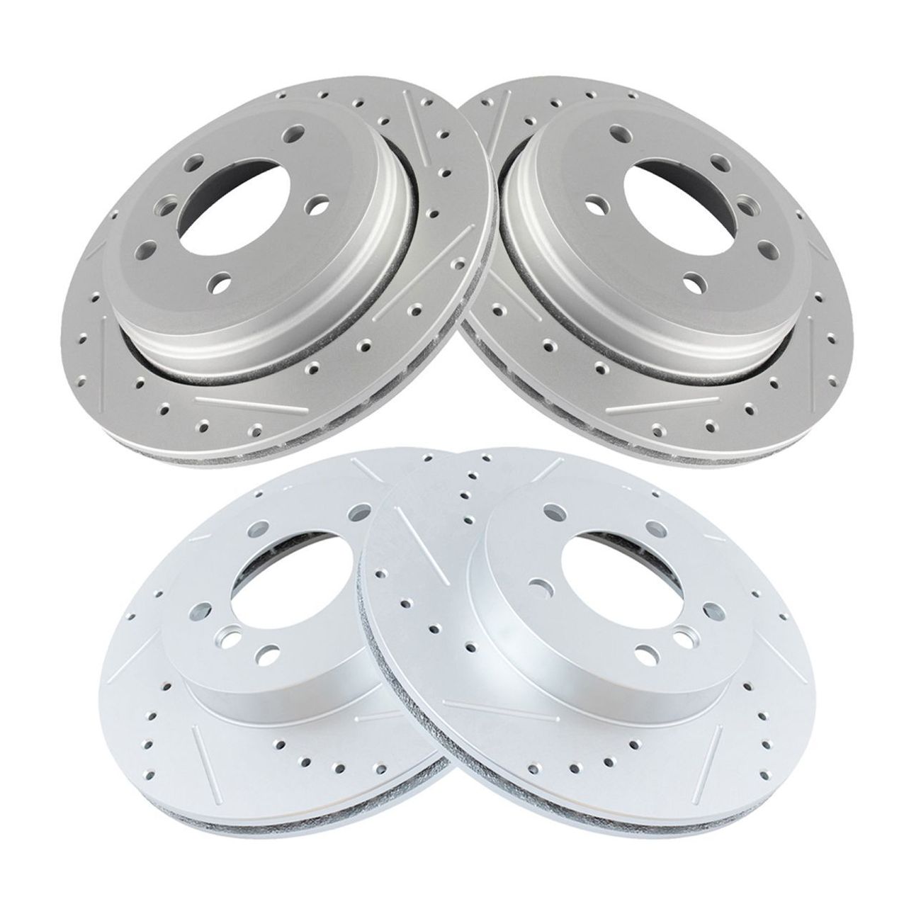 For BMW 01-05 325xi Base Sedan 01-05 325xi Base Wagon Drilled Brake Rotor Set