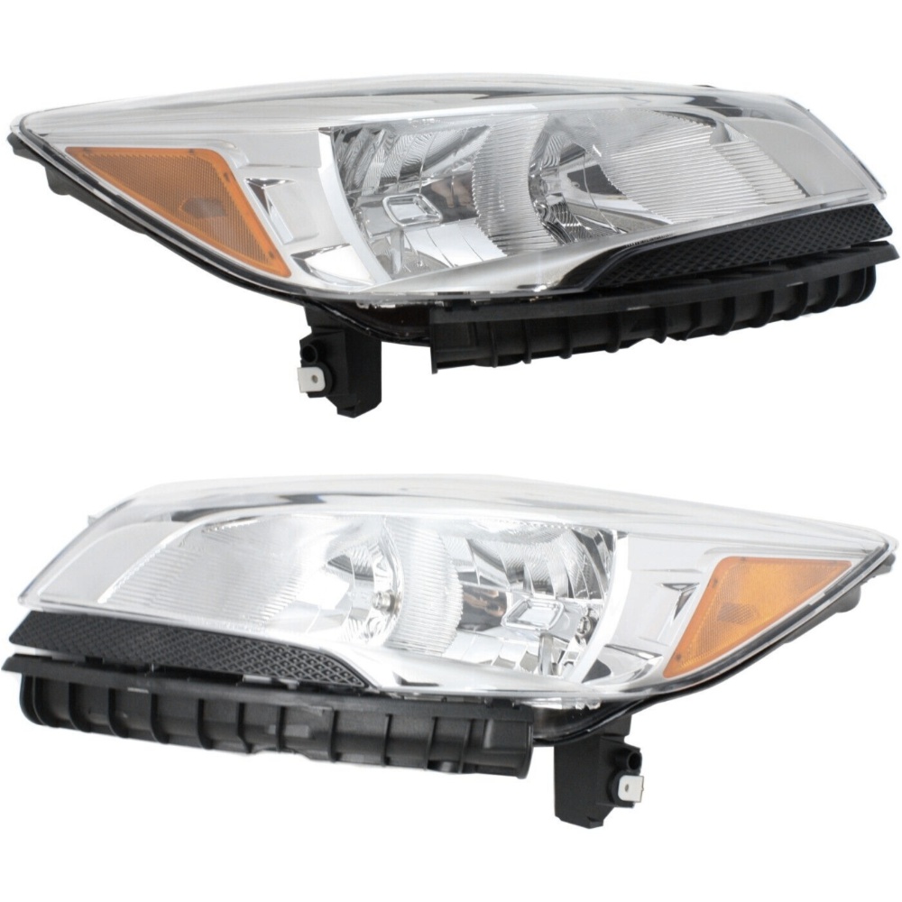 Headlight Set For 2013-2016 Escape Left And Right Upper With Bulb 2Pc