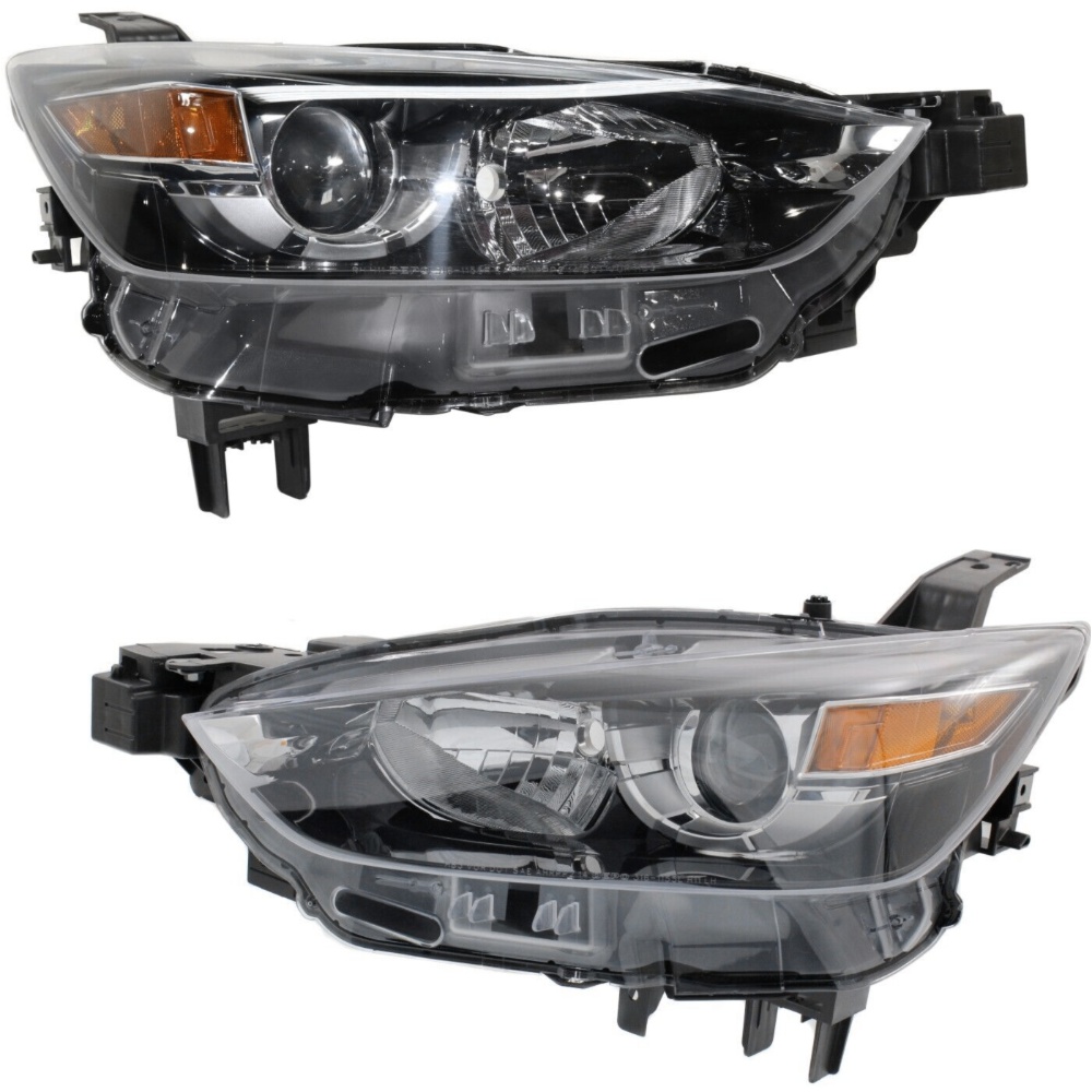 Headlight For Mazda 2016-2021 CX-3 Pair Left And Right Lens And Housing