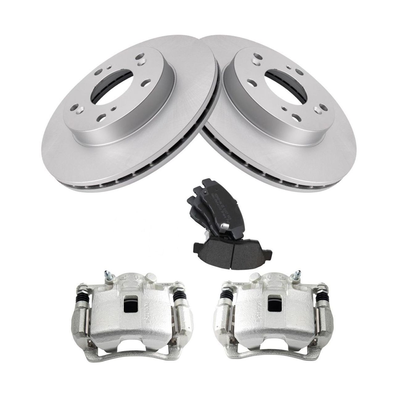 For 2002-2006 Acura RSX Base Coupe Front Brake Calipers Pads & Rotors