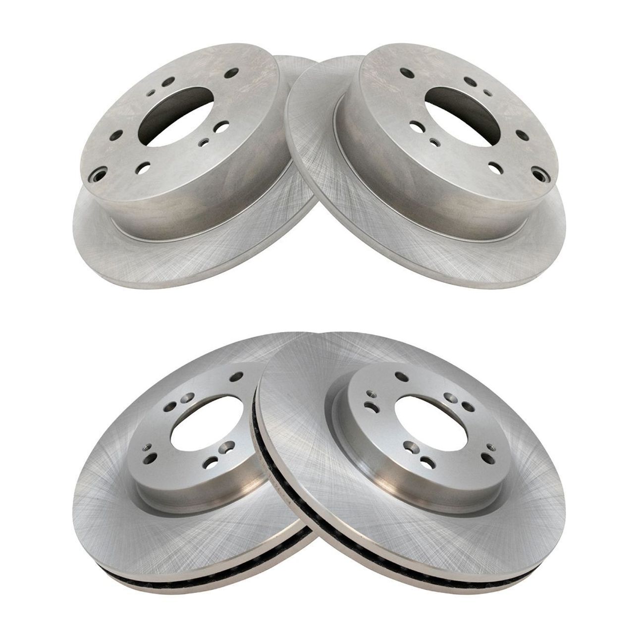 For 06-12 Eclipse 04-07 Galant Front & Rear Disc Brake Rotor Kit Set Of 4