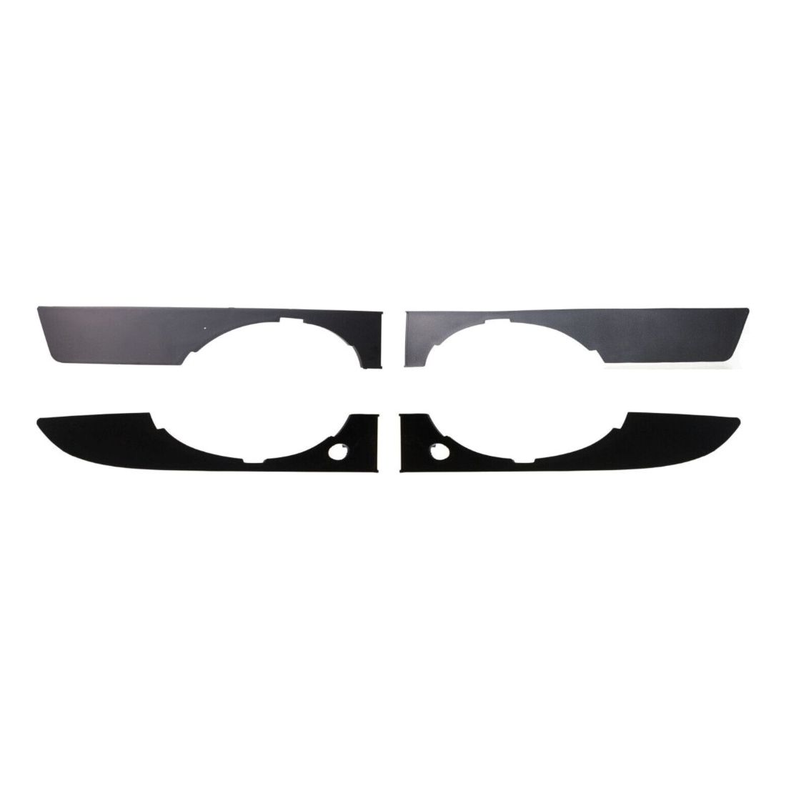 4pcs Fog Light Trims Driving Lamp Driver & Passenger Side Upper Left Right A4