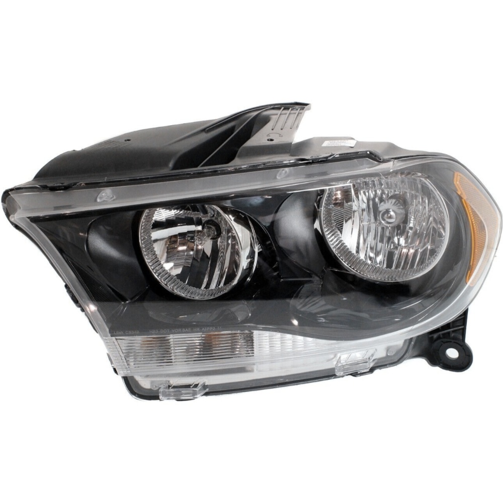 Halogen Headlight Black Interior Left Side Left For 2011-2013 Durango