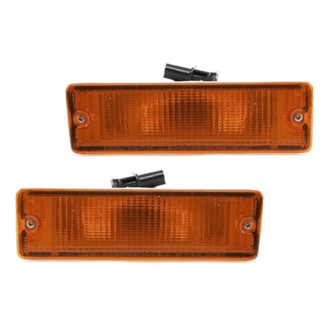 Turn Signal Light For 1986-1987 D21 Plastic Lens Left & Right Side Set Of 2