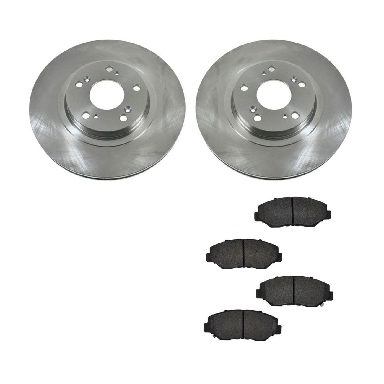 For 05-06 CR-V Front Semi Metallic Brake Pad & Rotor Kit W/Fluids
