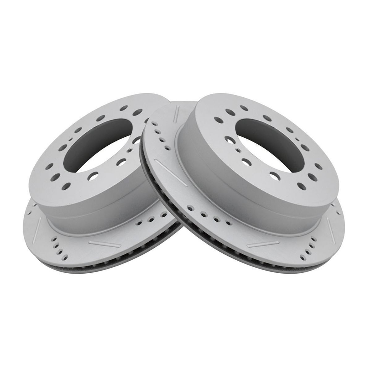 Disc Brake Rotor Drilled & Slotted Rear G-Coated