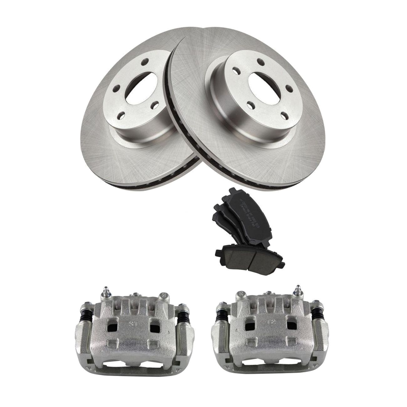 For 02 Legacy Sedan 02 Legacy Wagon Front Brake Calipers Ceramic Pads & Rotors