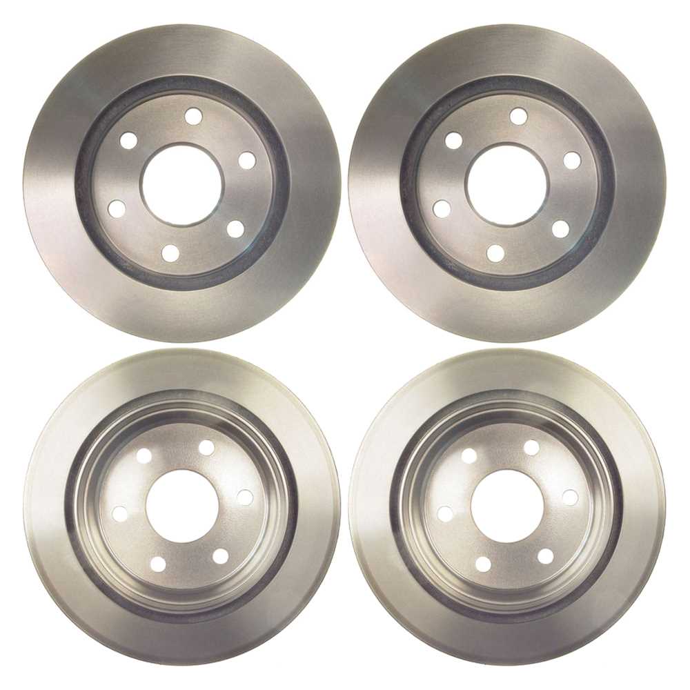 For 1999-2006 GMC Sierra Silverado 1500 2000 2001 Tahoe Front Rear Brake Rotors