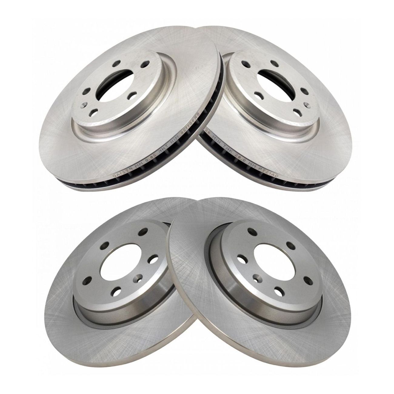 For 2009-2019 Audi Brake Rotor Set