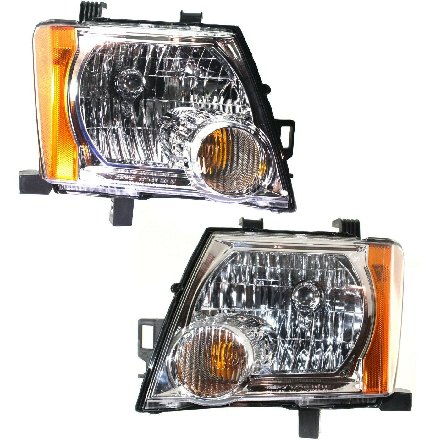 Headlight Set For 2005-15 Xterra Sport Utility Left And Right With Bulb 2Pc