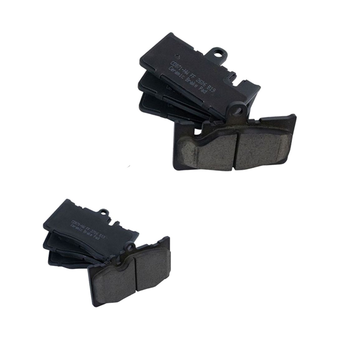 For Lexus 01-06 LS430 Base Front & Rear Posi Ceramic Brake Pad Kit W/Chemicals