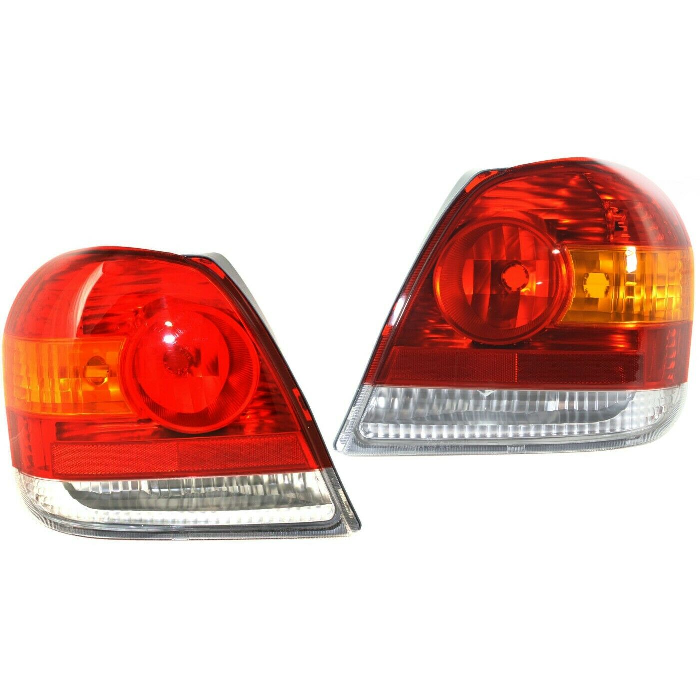 Set Of 2 Tail Light For Toyota 2003-2005 Echo Base LH & RH DOT/SAE Compliant