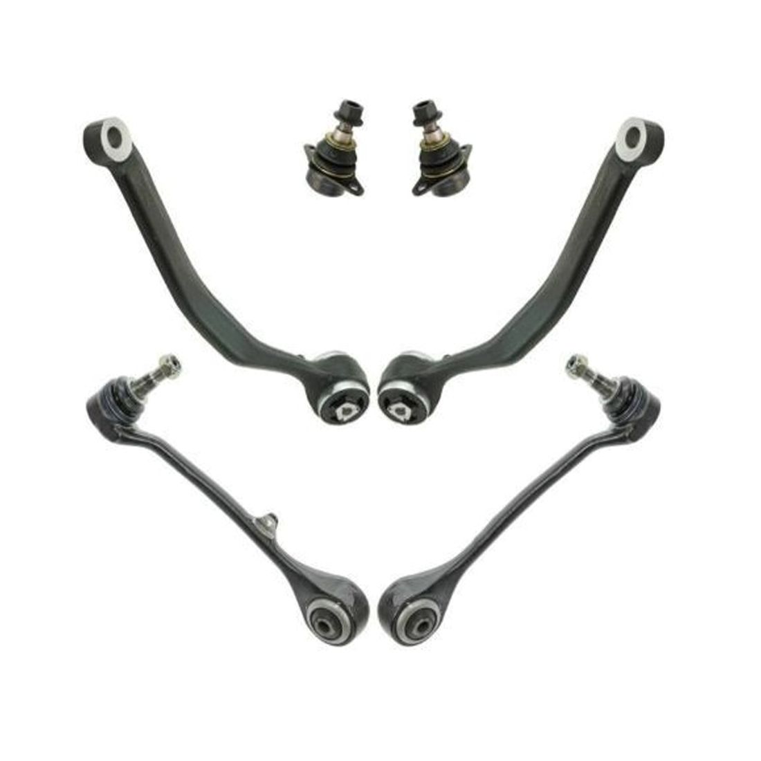 For BMW Front Lower Forward Rearward Control Arm Ball Joint Suspension Set 6pc