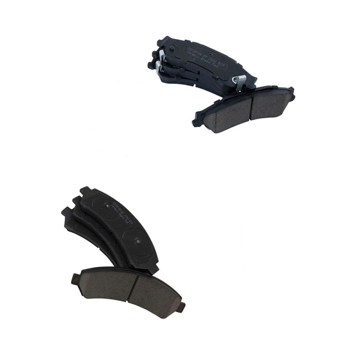 Ceramic Brake Pad Kit Front & Rear Kit W/Chemicals