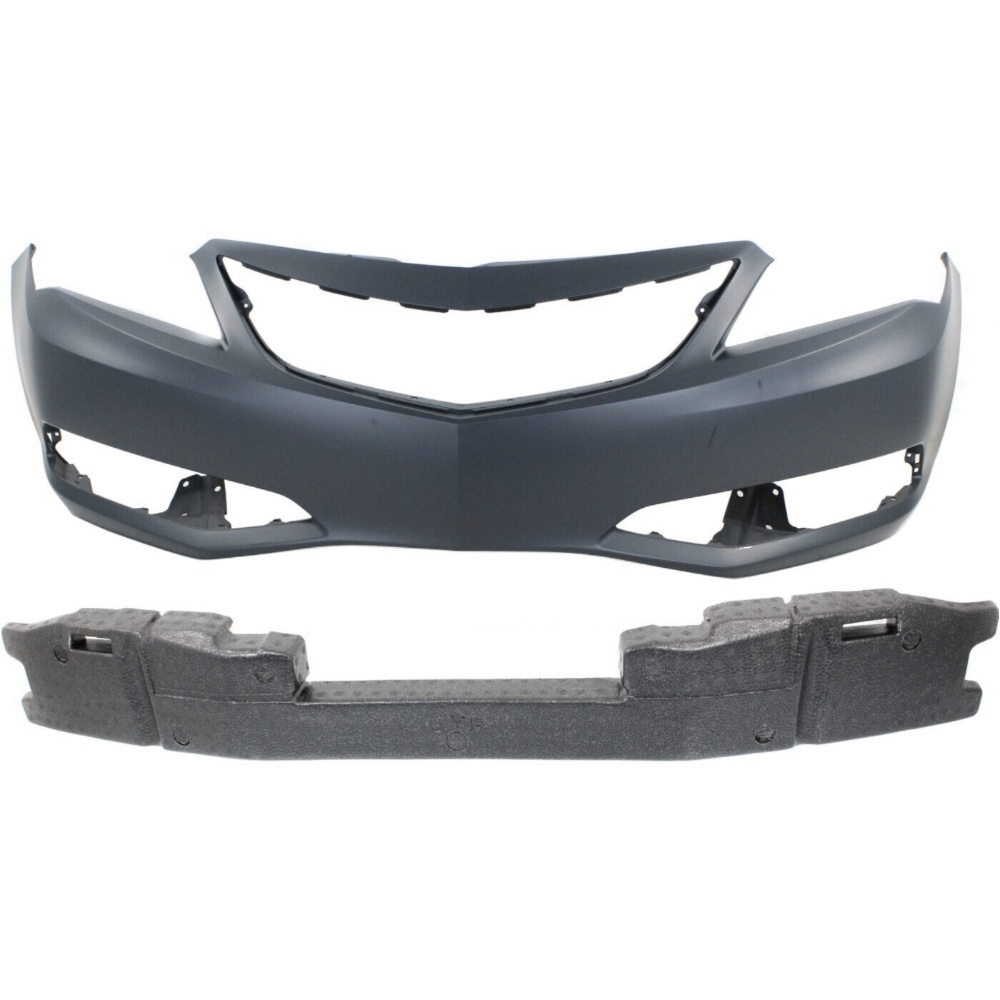 Set Of 2 Bumper Covers Fascias Front For Acura 2013-2015 ILX Sedan Pair