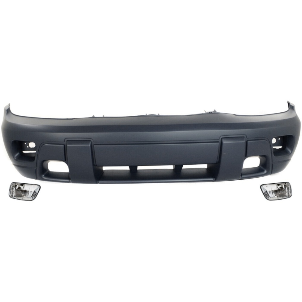 Set Of 3 Bumper Covers Fascias Front For Chevrolet 02-05 Trailblazer