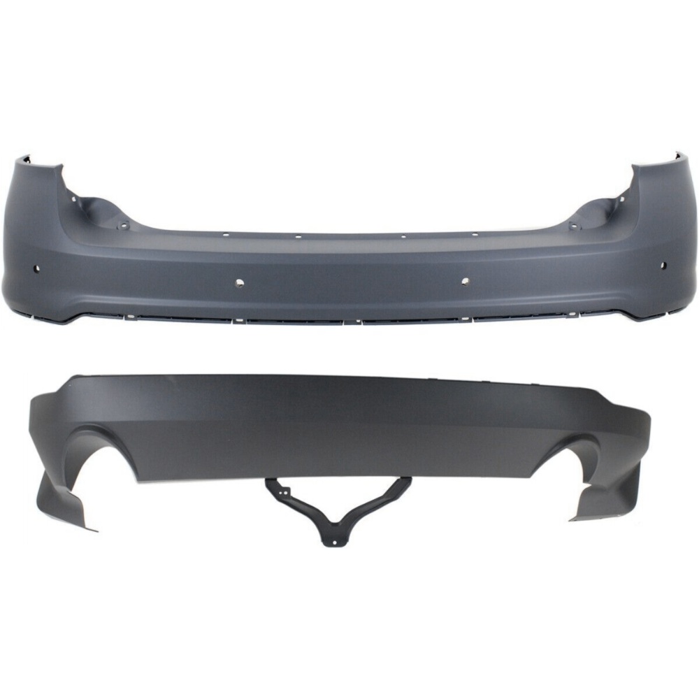 Bumper Covers Fascias Set Of 2 Rear Upper For 2011-2014 Ford Edge Pair