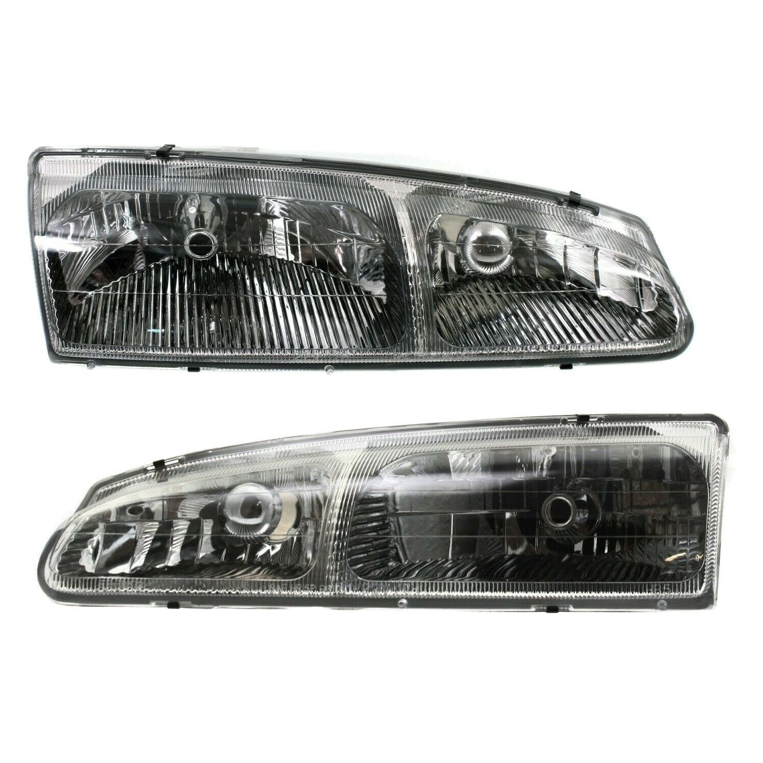 Headlight Set For 1996-97 Thunderbird 1996-97 Cougar LH RH W/ Bulb