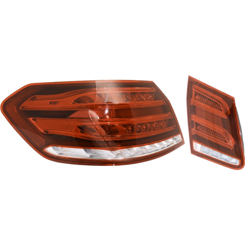 Set Of 2 Tail Lights Taillights Taillamps Brakelights Driver Left Side Hand Pair