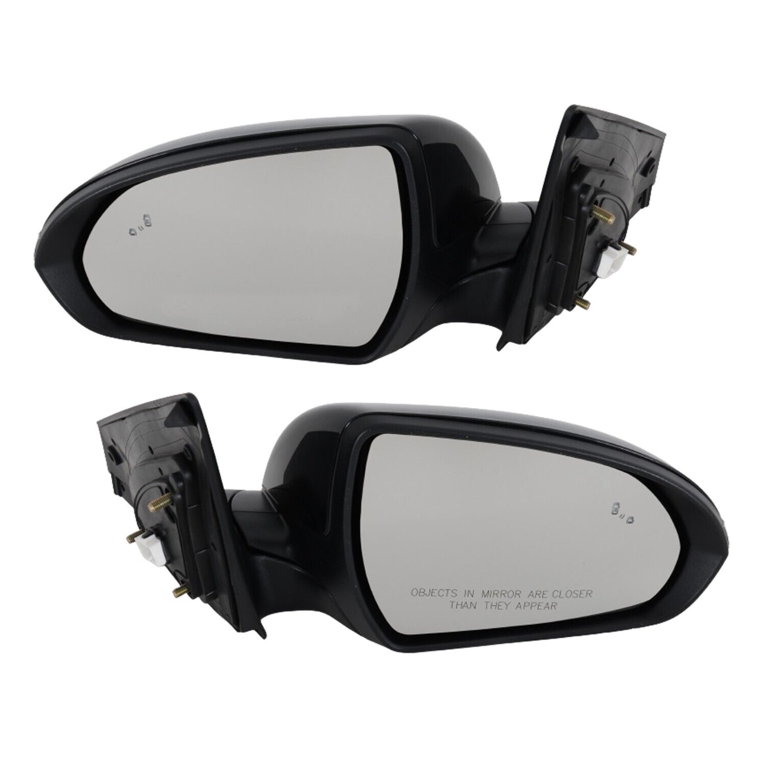 Mirrors Set Of 2 Driver & Passenger Side Heated Left Right For Elantra Pair