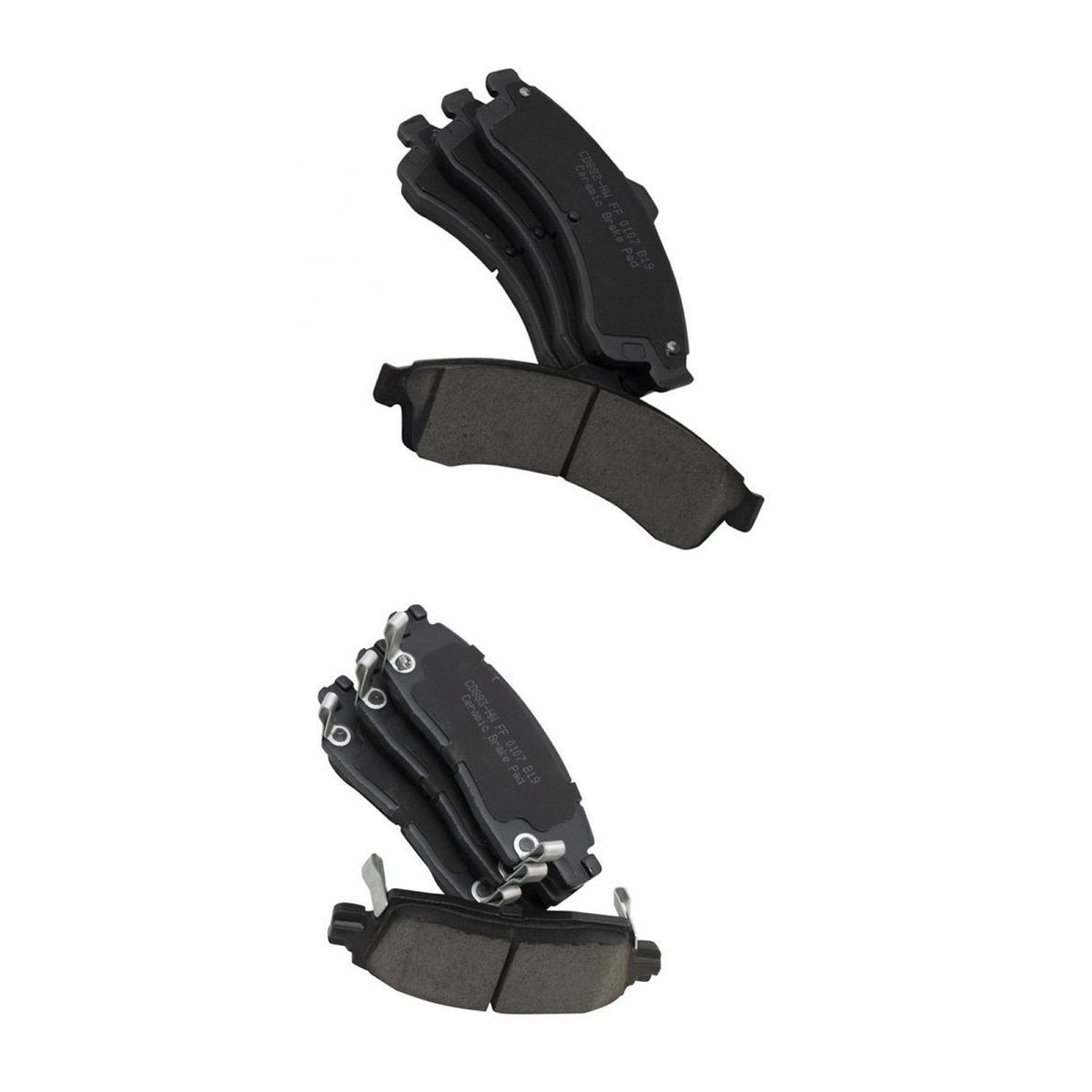 Posi Ceramic Brake Pad Set Front & Rear Kit For Chevy GMC Buick