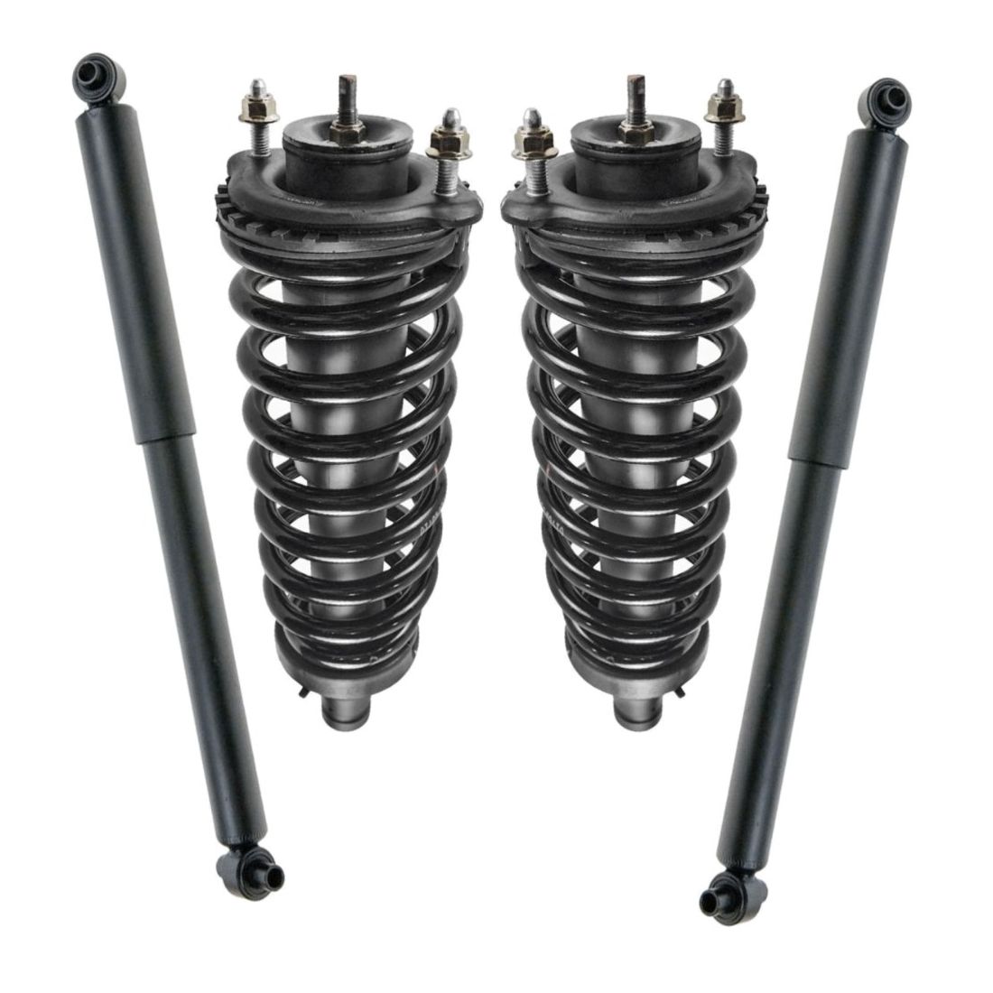 Loaded Strut Spring Front Rear Kit Set Of 4 For Buick Chevy GMC Isuzu Olds Saab