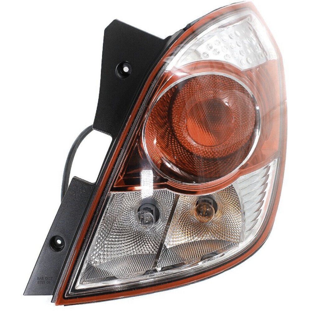 Halogen Tail Light For 08-09 Saturn Vue Red Line Right Clear/Red Lens W/ Bulbs