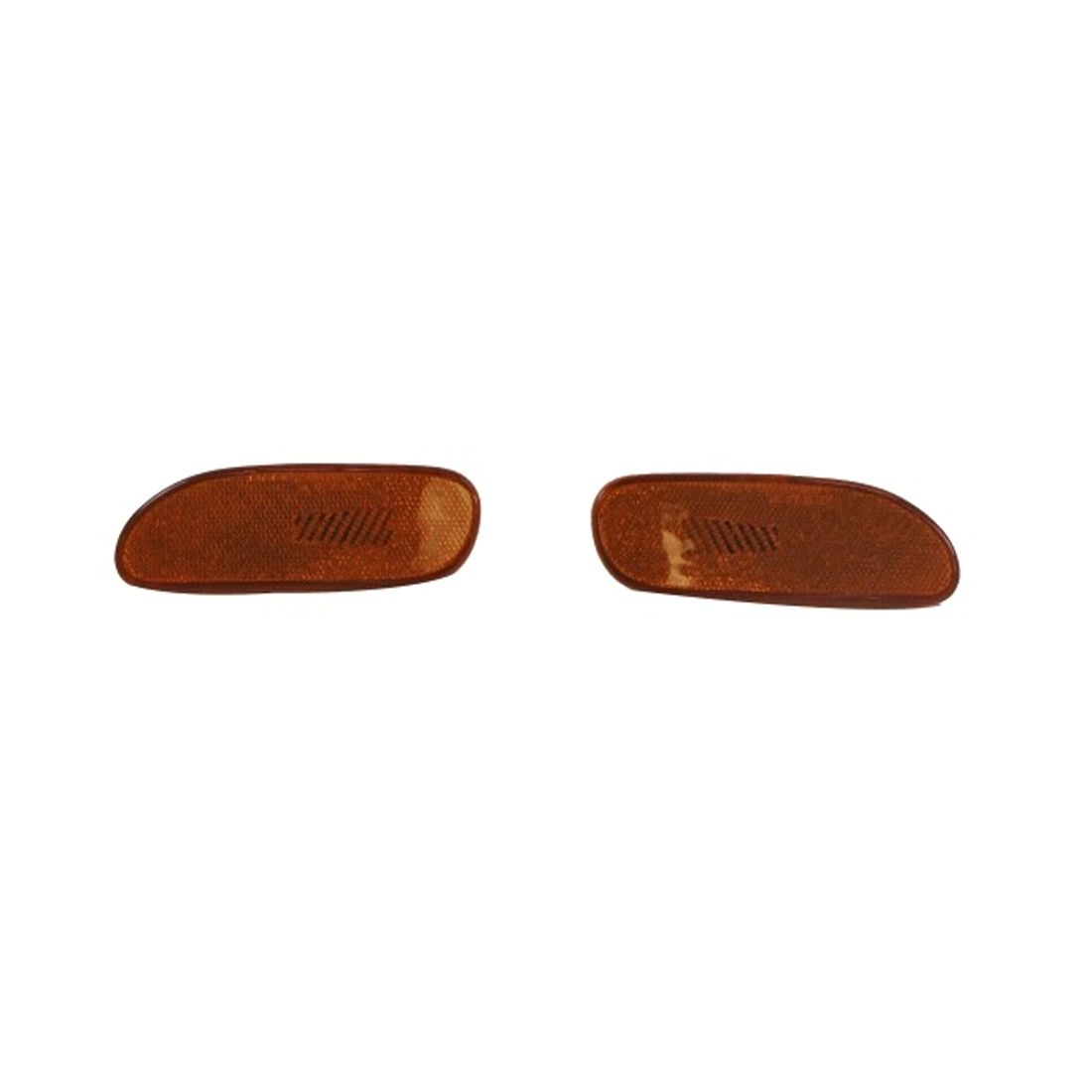 For 96-99 Eclipse Spyder GS Convertible Front Bumper Side Marker Light Assy Set