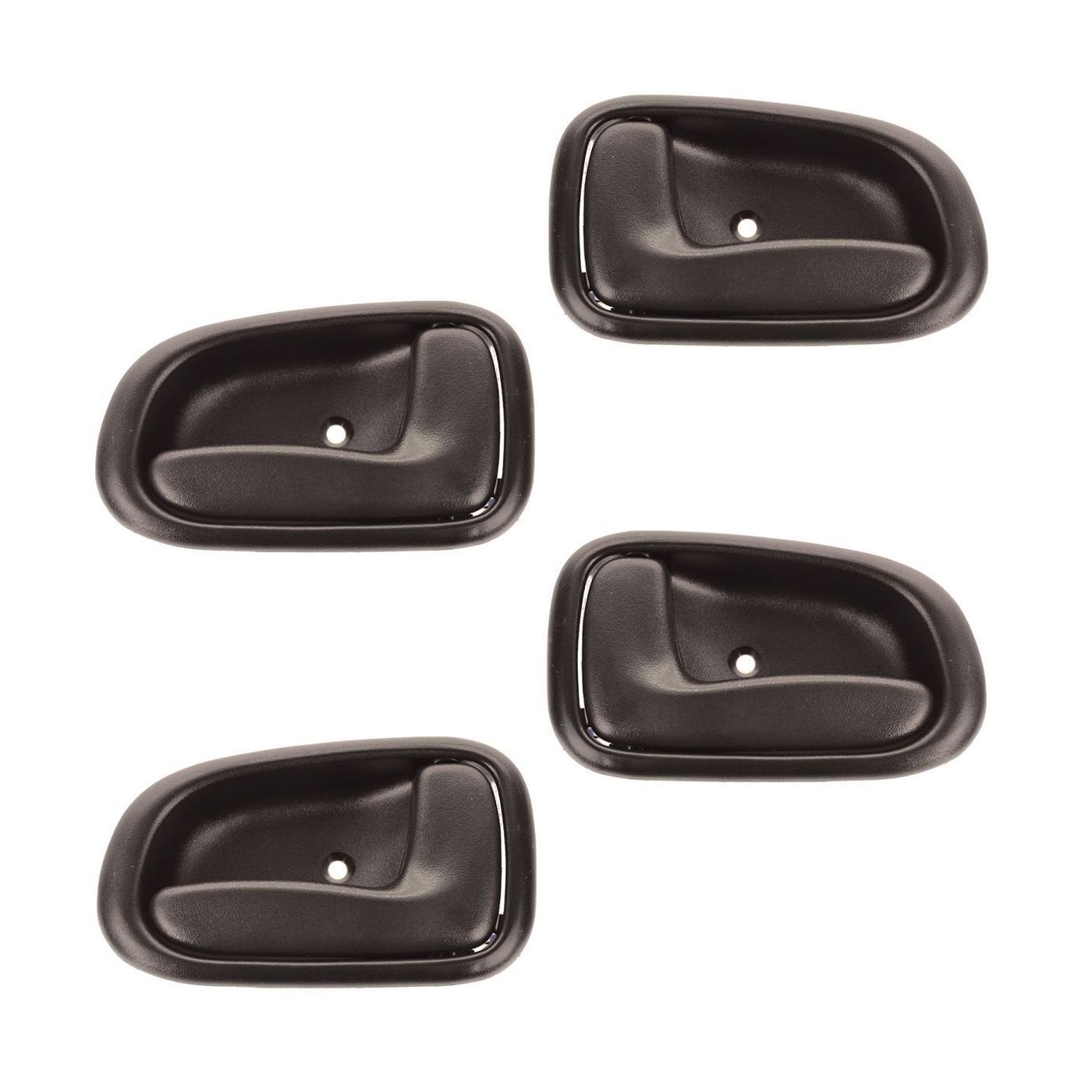 For 93-97 Prizm 93-97 Corolla Dark Brown Inner Inside Interior Door Handle & Set
