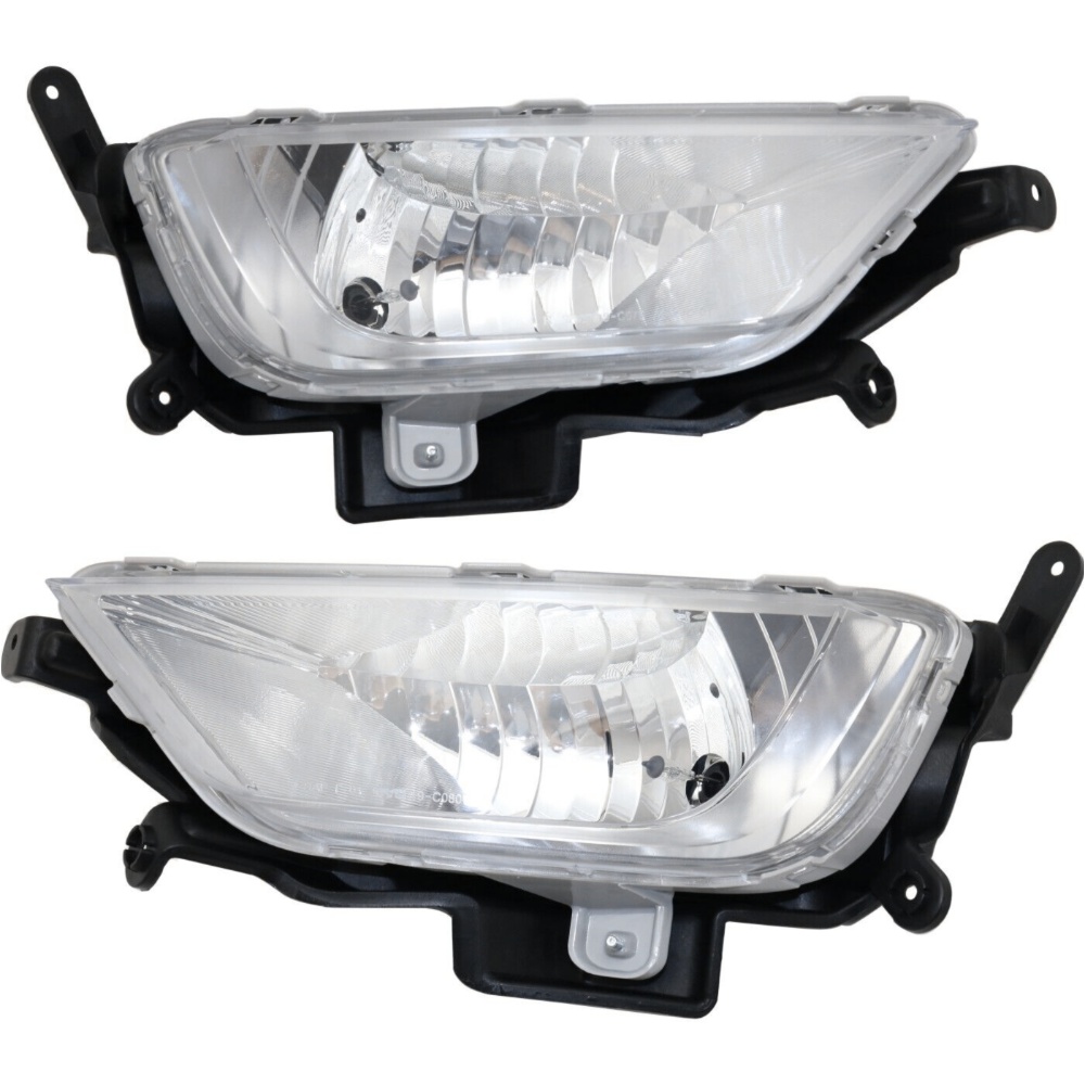 For 11-13 Optima Sedan Set Of 2 Fog Lights Lamps Driver & Passenger Side Pair