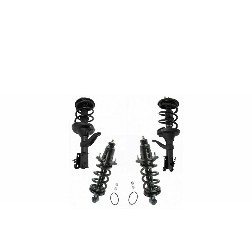 Front Rear Strut Spring Assemblies LH RH Kit Set Of 4 For Honda SUV