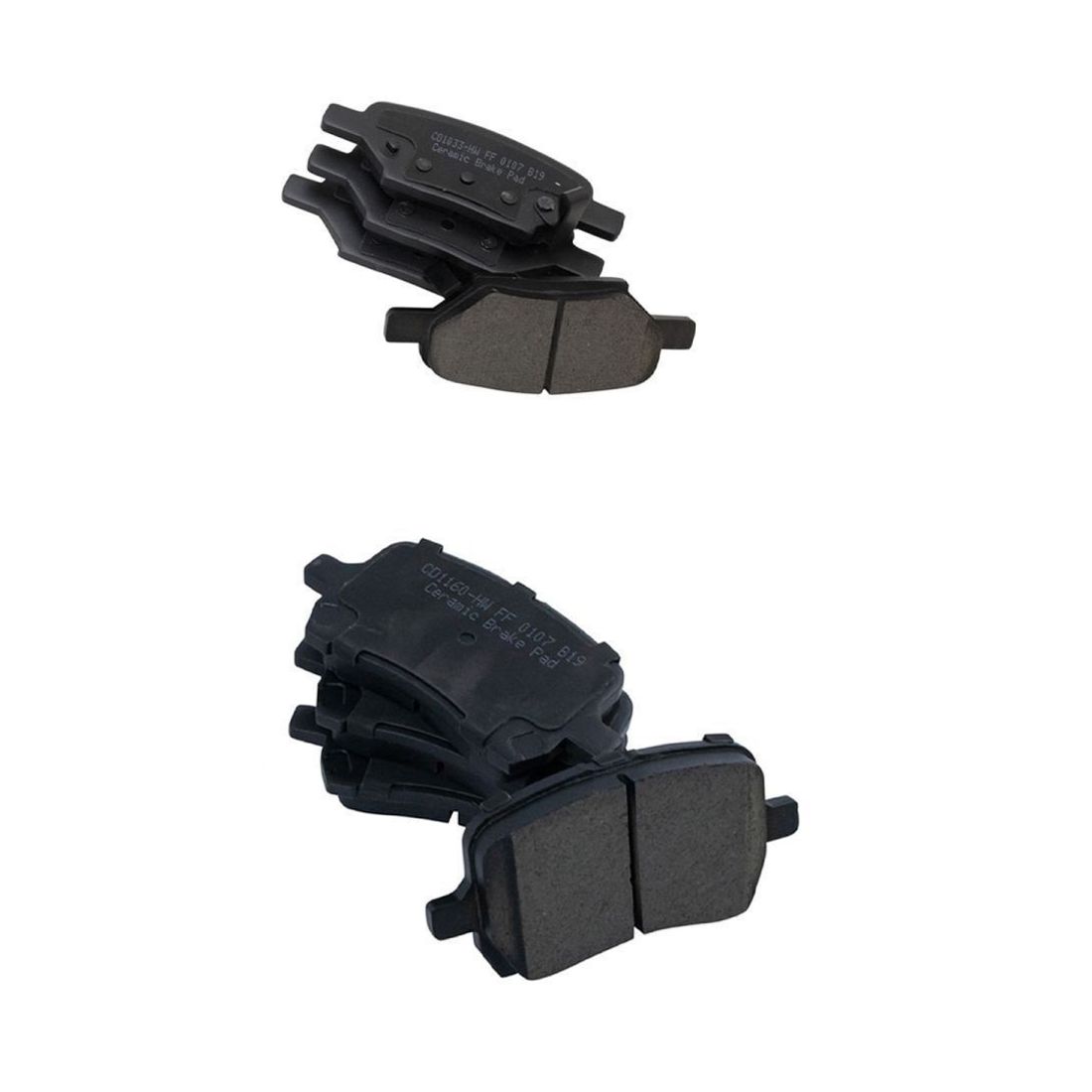 Posi Ceramic Brake Pad Front Rear Kit For Chevy Pontiac Saturn