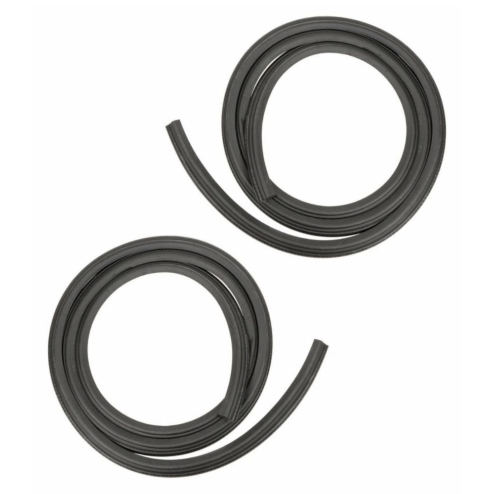 Front Body Mounted Door Seal Weatherstrip Rubber Pair Set For Ford Mazda 2 Dr