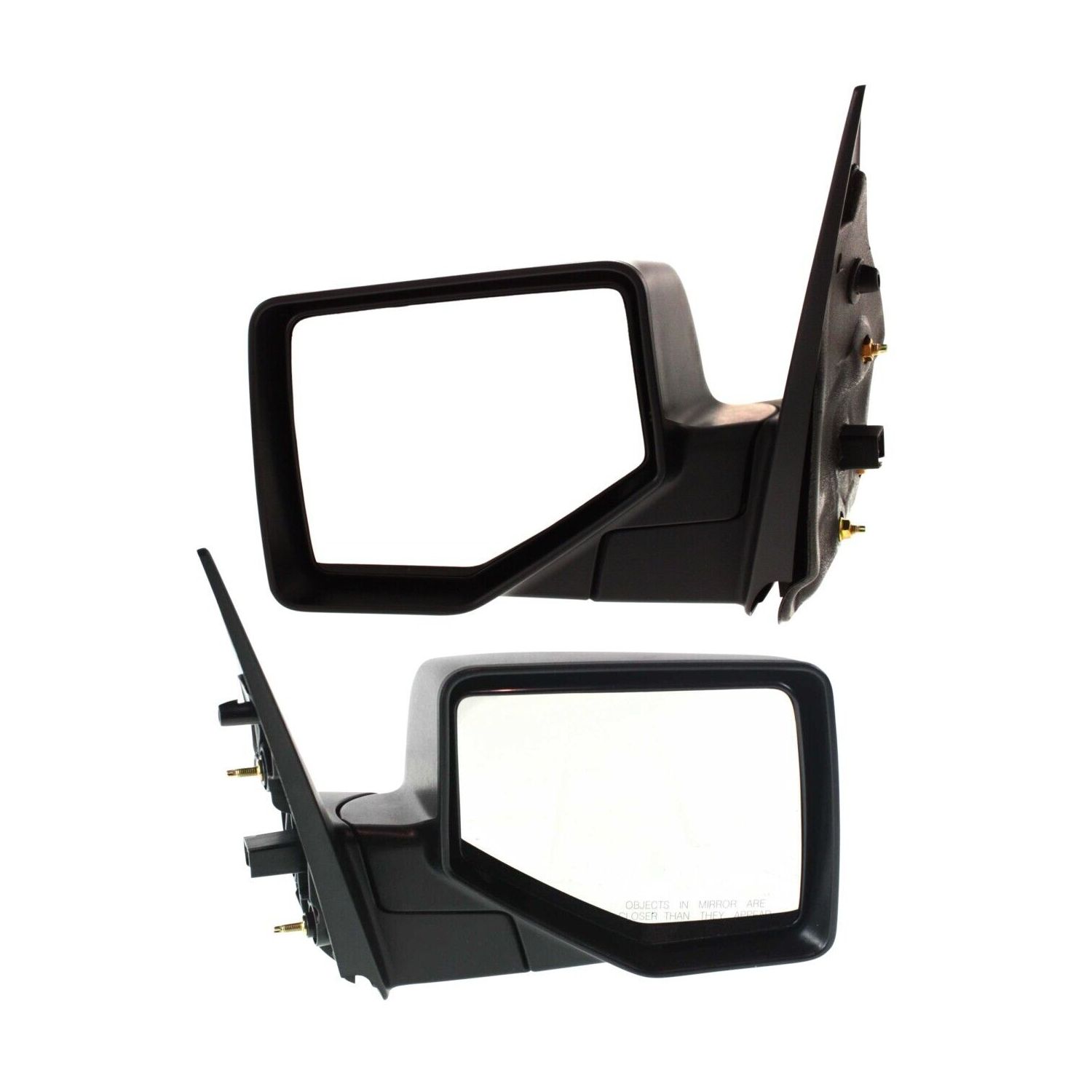Manual Mirror Set Of 2 For 06-10 Explorer Limited Textured Black Manual Folding