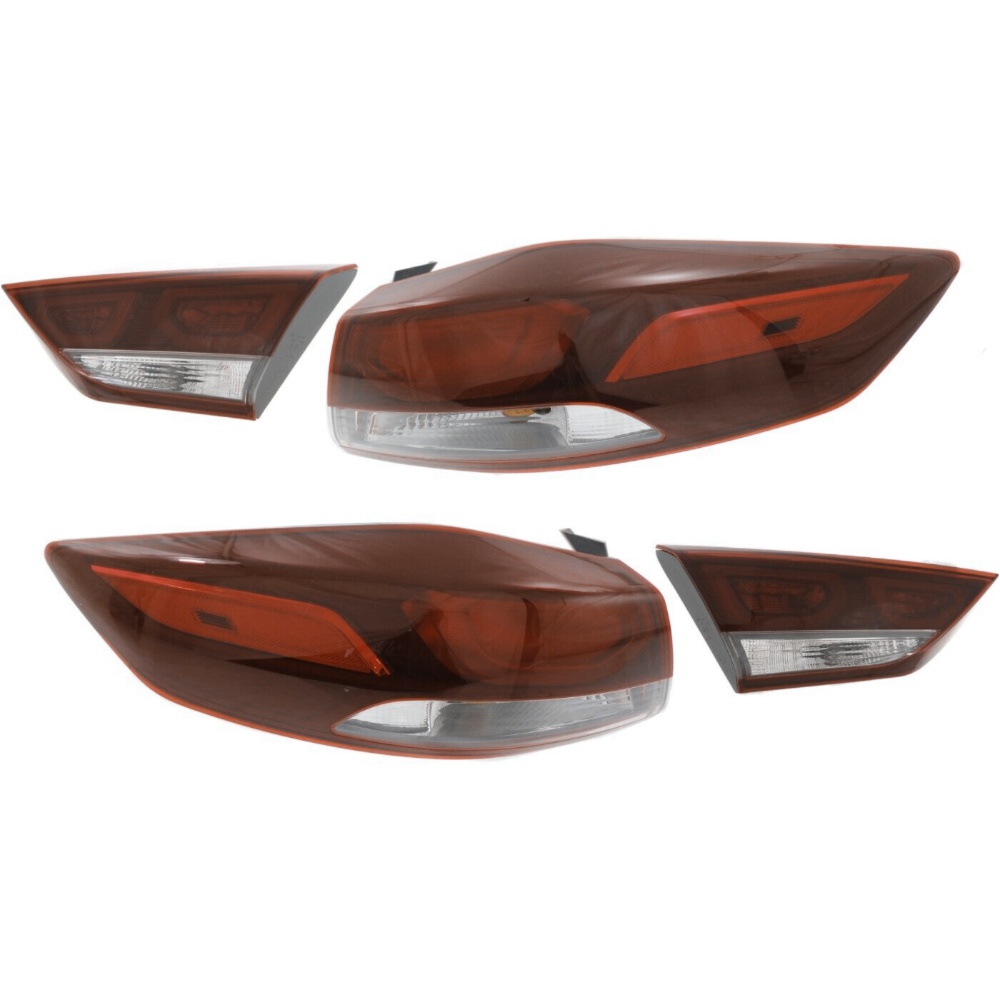 Tail Lights Taillights Taillamps Brakelights Set Of 4 Driver & Passenger Side