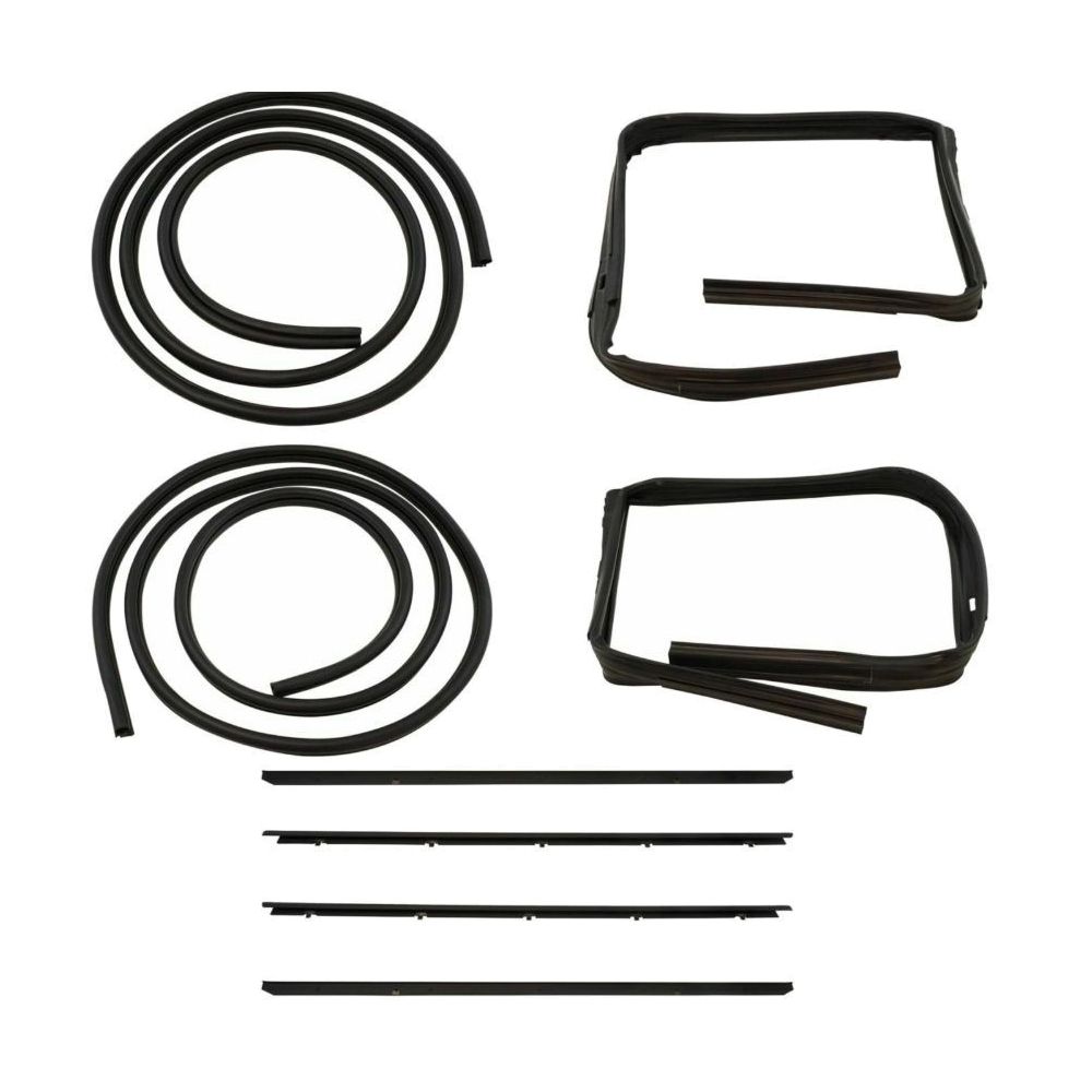 Rubber Door Weatherstrip Seal Kit Set For 1983-1994 Chevrolet GMC S10
