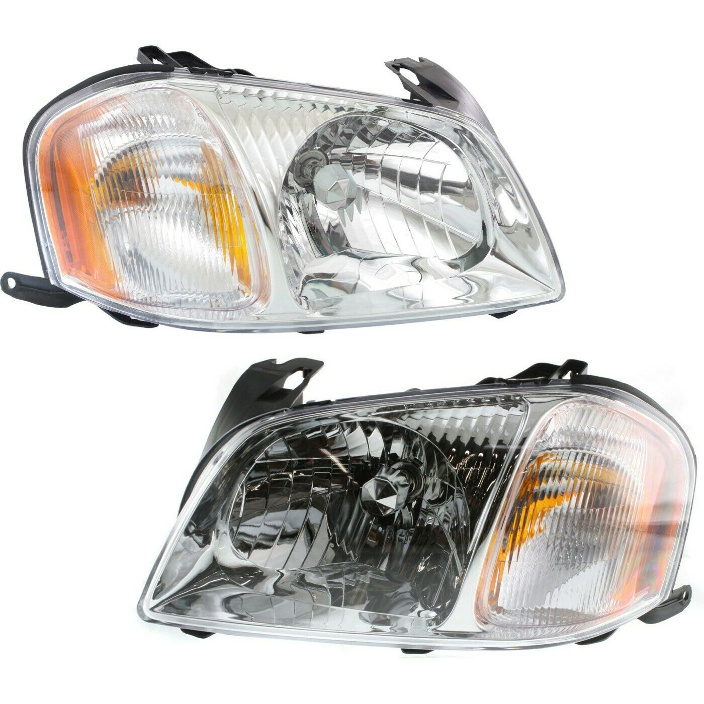 Headlight Set For 2001-04 Tribute Sport Utility Left And Right With Bulb 2Pc