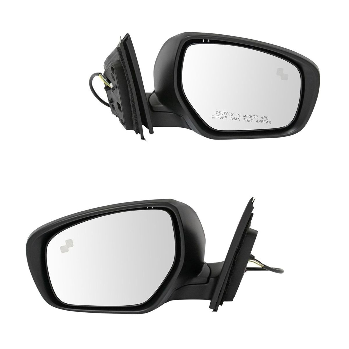 For 13 CX-9 Mirror Power Heated Bsd Turn Signal Auto Tilt Paint To Match Pair