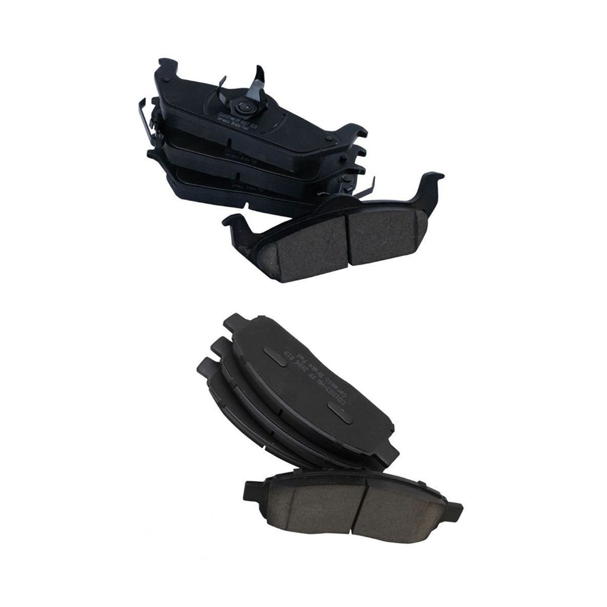 For 2004-2008 F-150 2006-2008 Mark LT Front & Rear Posi Ceramic Brake Pad Kit