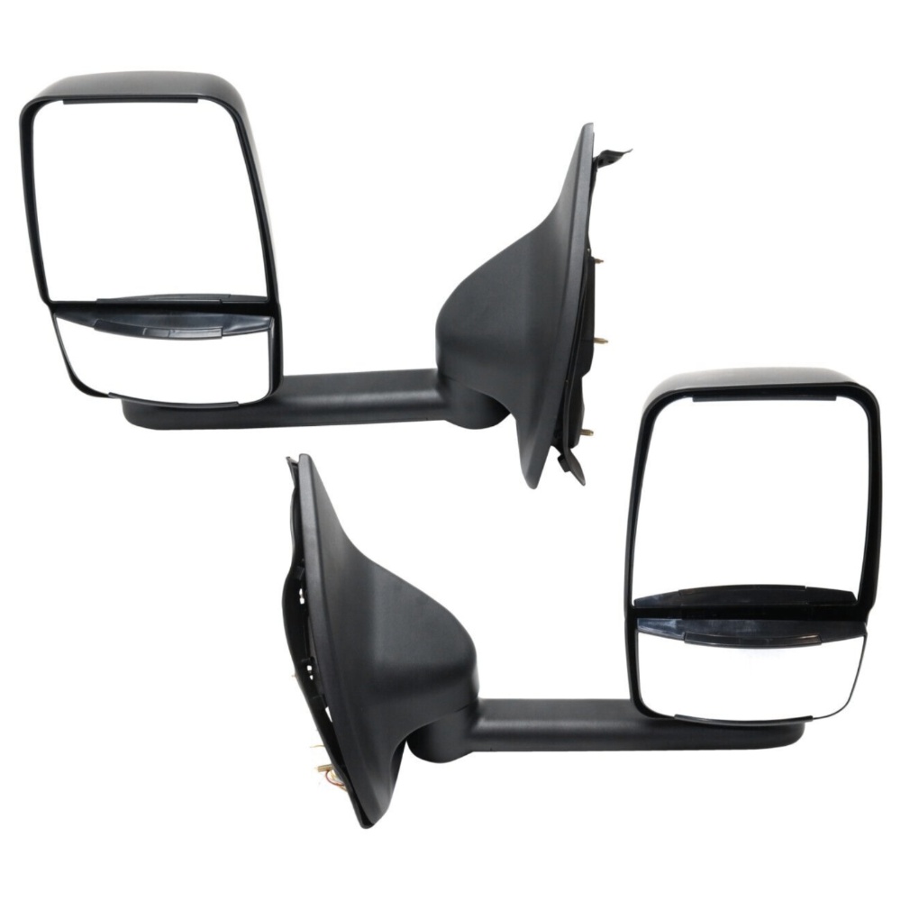 Mirror For 2000-2005 Ford Excursion Pair Paintable With Turn Signal Short Arm
