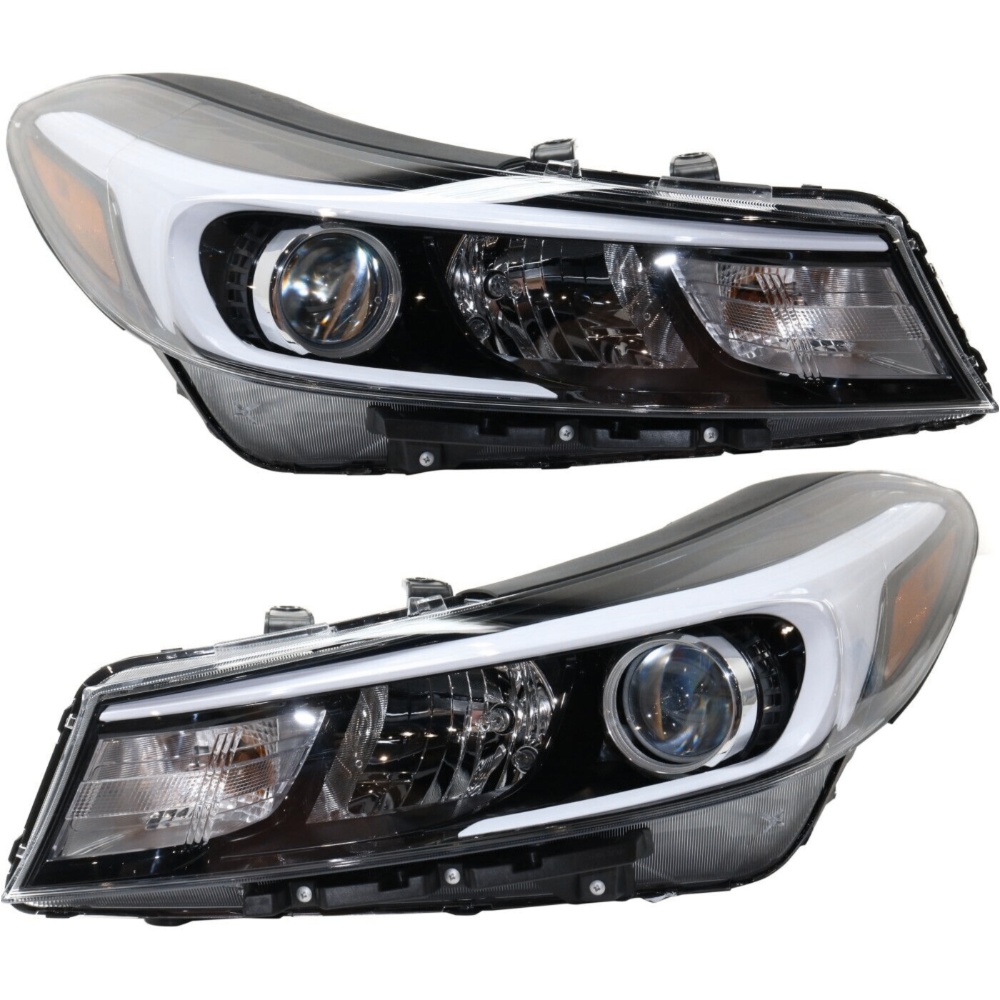 Headlight Set For 17-18 Forte SX 17-18 Forte5 SX Left And Right With Bulb 2Pc