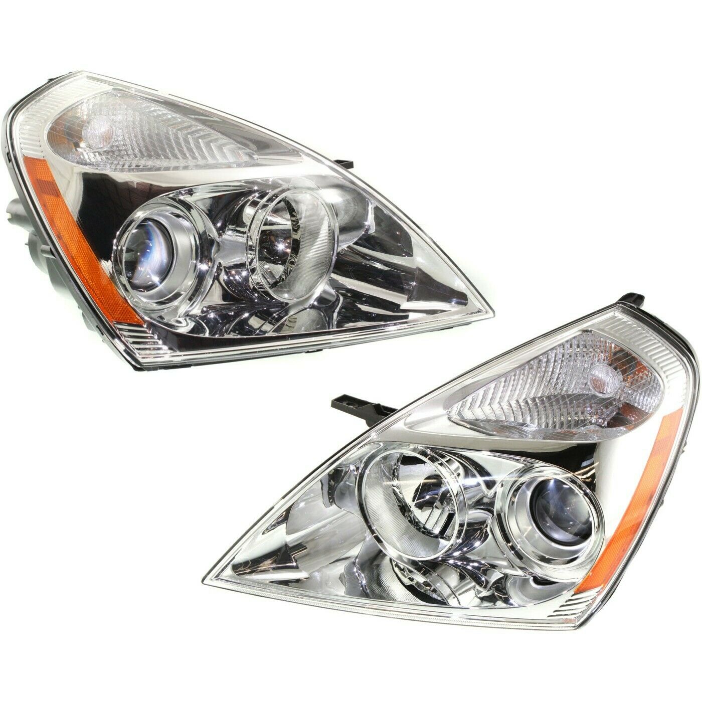 Headlight Set For 06 Sedona EX 06 Sedona LX LX EX Left And Right With Bulb 2Pc