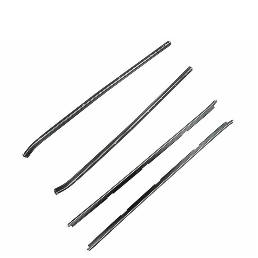 Window Sweep Inner & Outer Set Of 4 For 1973-1977 Chevrolet GMC 2 Doo