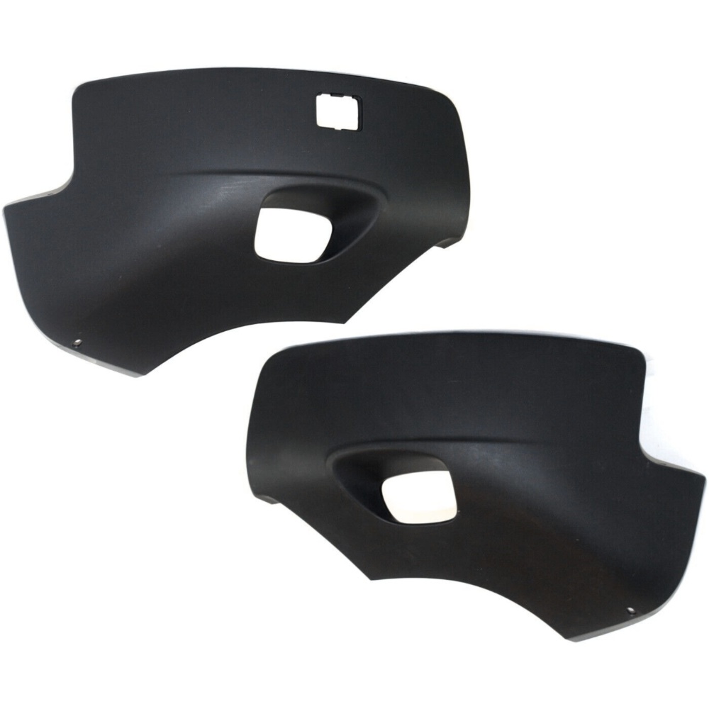 Bumper End Caps For 2003-2006 XC90 With Fog Lamp Hole Set Front Primed