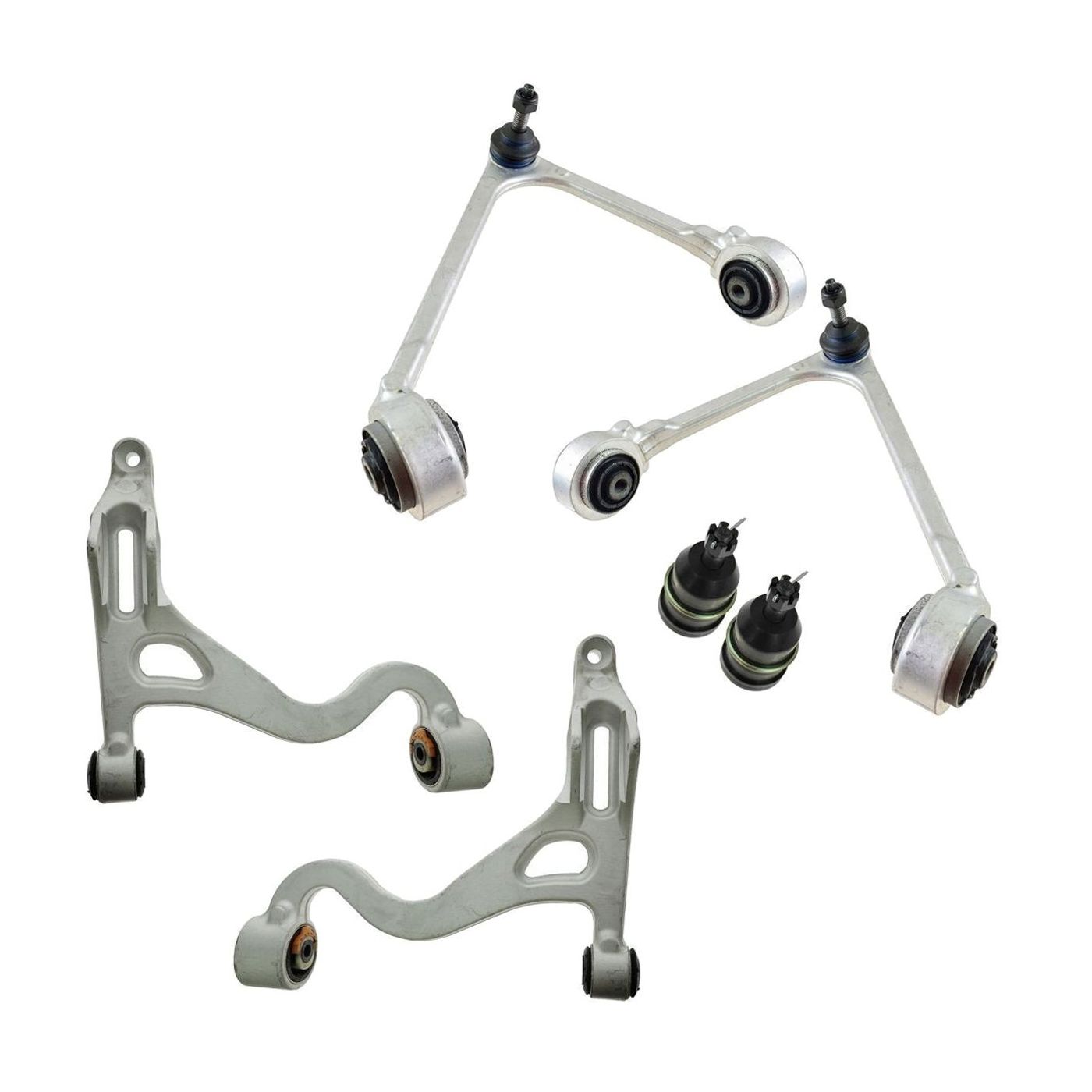 Front Upper Lower Control Arm Ball Joint SuspensionSet 6pc For Lincoln LS