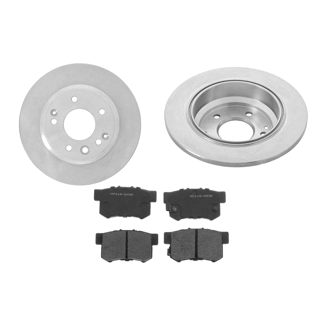 For 1999-2001 RL Premium 3.5 2) Rear Brake Rotors And Ceramic Rear Brake Pads