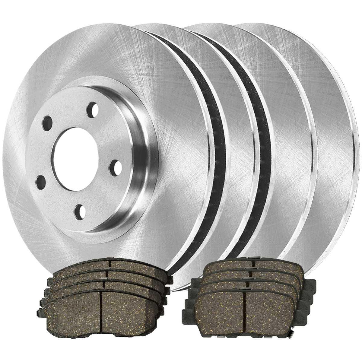 For 2002 2003 2004 2005 2006 Nissan Altima Front Rear Rotors And Ceramic Pads