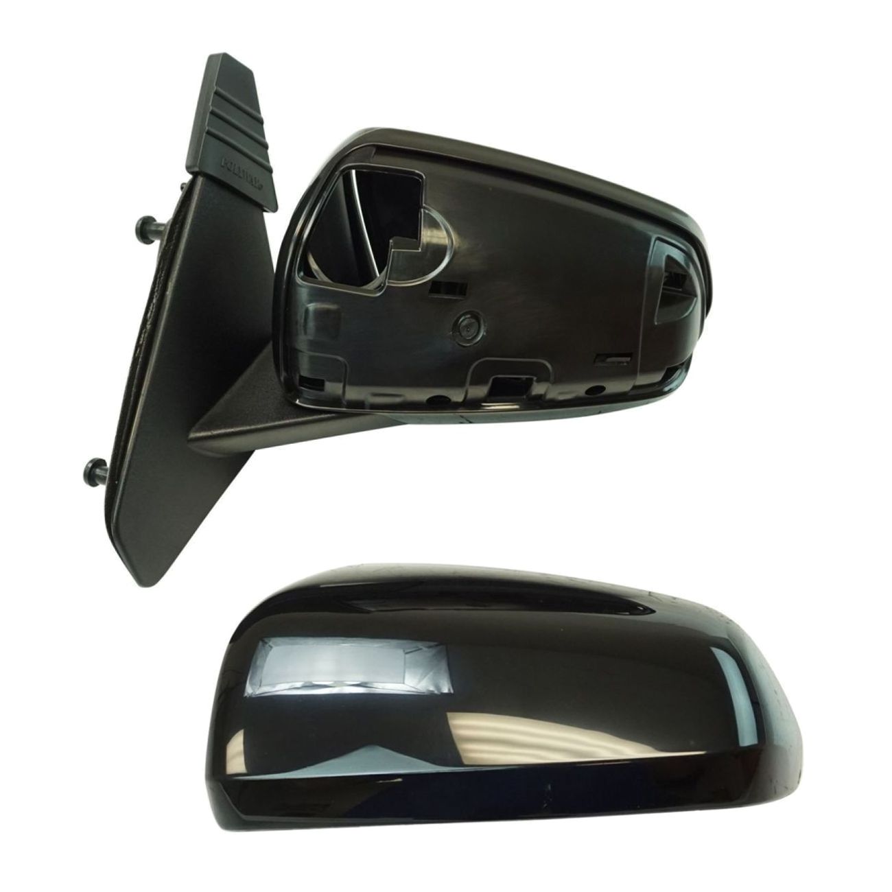 For 08-14 Avenger Exterior Power Heated Manual Folding Mirror Black Left Side