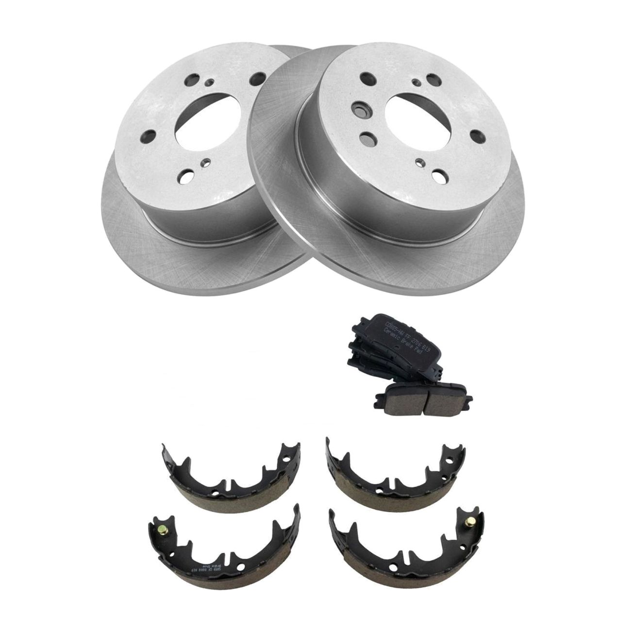 For 2002-2003 ES300 2004-2006 ES330 2002-2006 Camry Rear Brake Pad & Rotor Kit