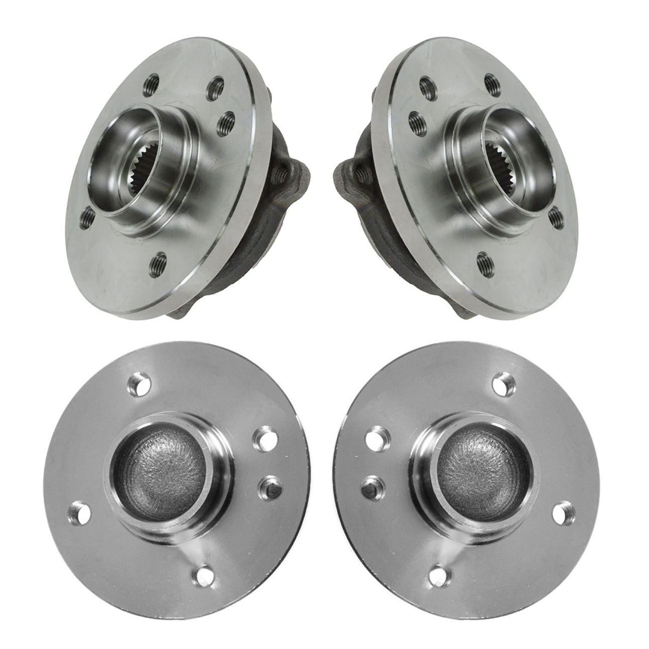 For Mini 2002-2006 Cooper Piece Front & Rear Wheel Hub & Bearing Assembly Kit